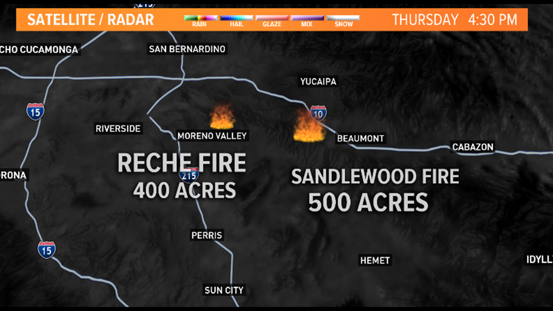 What we know about the Reche, Sandlewood, & Eagle fires