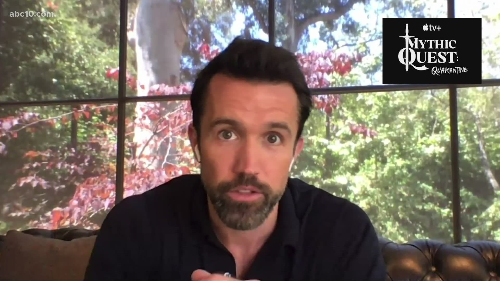 Actor Rob Mcelhenney chats with Mark S. Allen about his show 'Mythic Quest" on AppleTV+ and the special quarantine episode created during coronavirus pandemic.