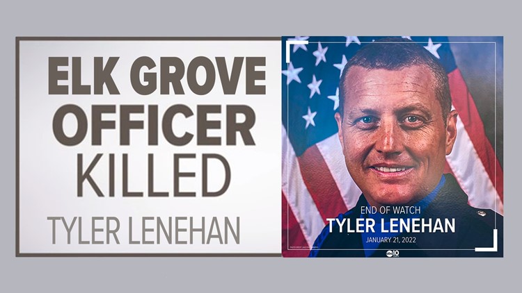 Police announce memorial fund as community remembers fallen Elk Grove Police Officer Tyler Lenehan