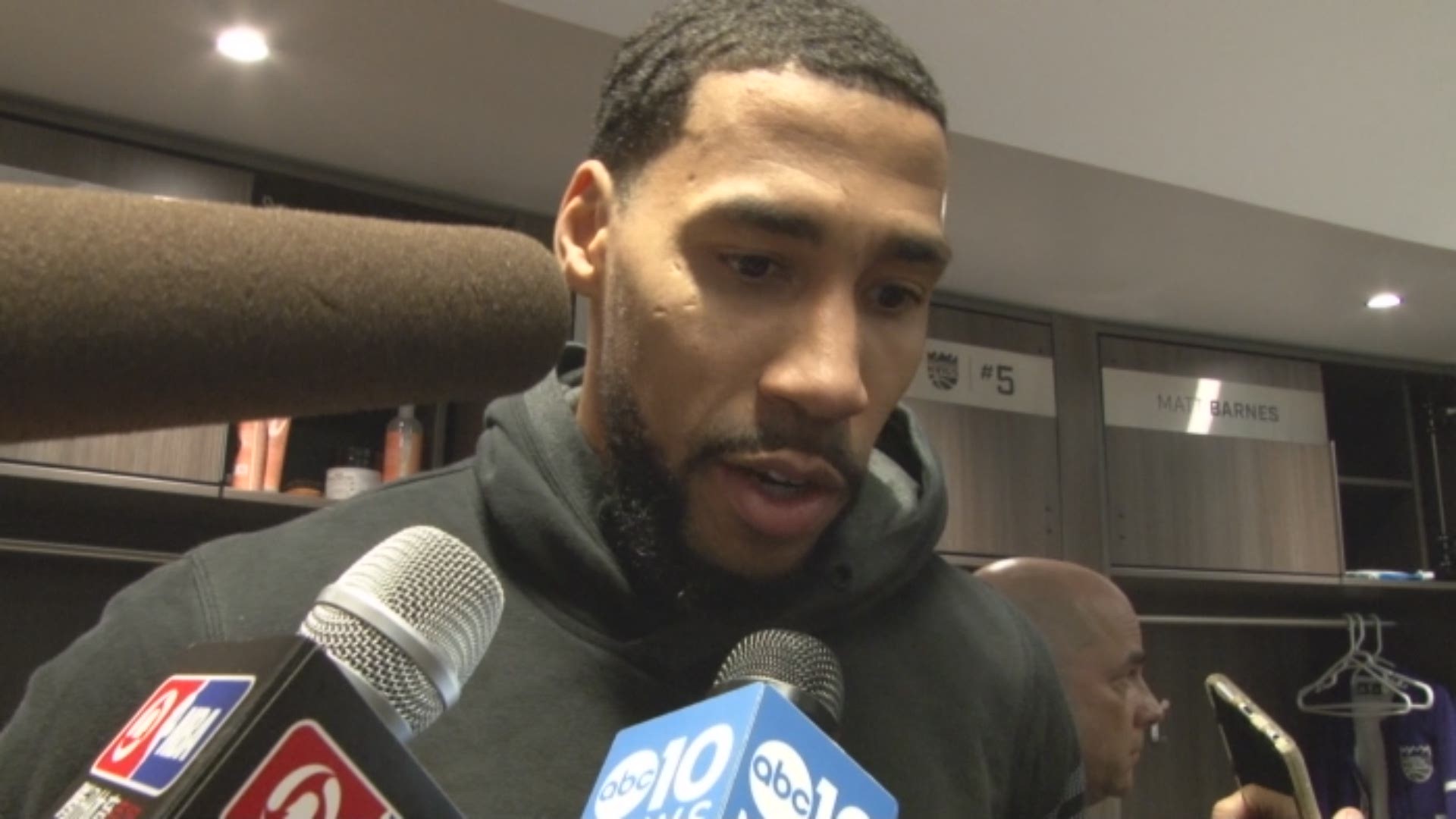 Sacramento Kings guard/forward Garrett Temple talks about seeing his teammate Rudy Gay carried-off the floor after suffering an injury to his Achilles in Wedensday's loss at home to the Indiana Pacers.