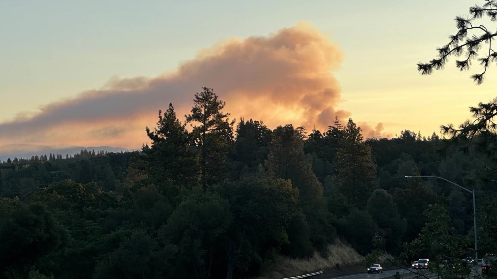 The Crozier Fire broke out overnight in El Dorado County and is about 75 acres with zero containment Wednesday morning.