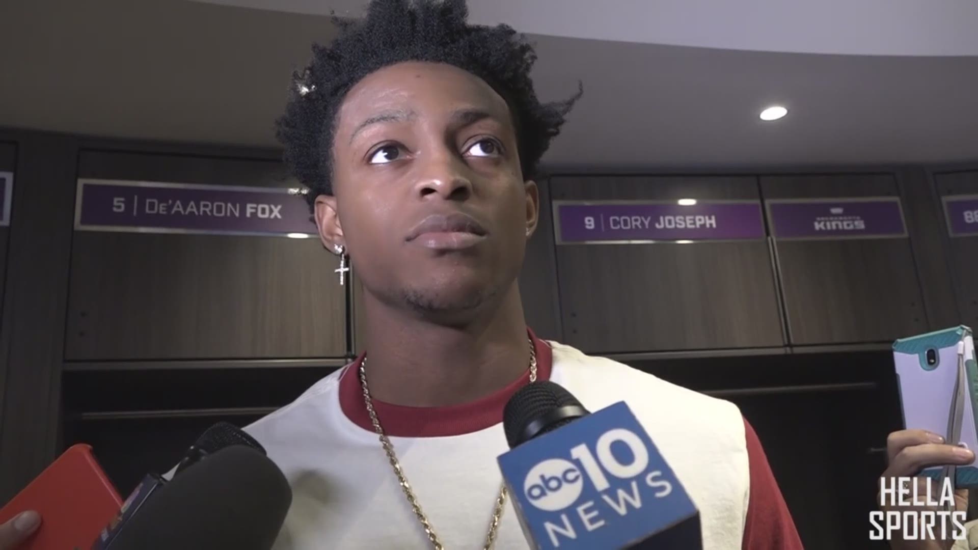 Sacramento Kings PG De’Aaron Fox discusses Thursday’s 129-125 victory over the Memphis Grizzlies on Thursday and the matchup with Ja Morant.