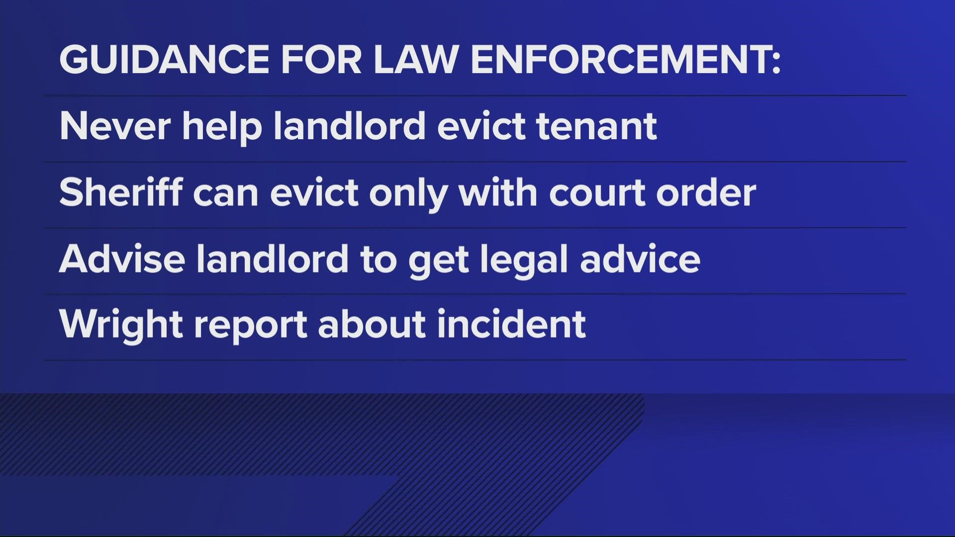 Law Enforcement Should Not Assist In California Forced Evictions, Says ...