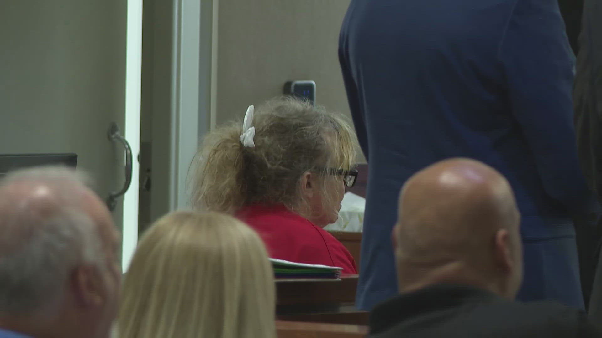 A landlord accused of killing her tenant, who was also her roommate, was in court. She remains in custody without bail. 