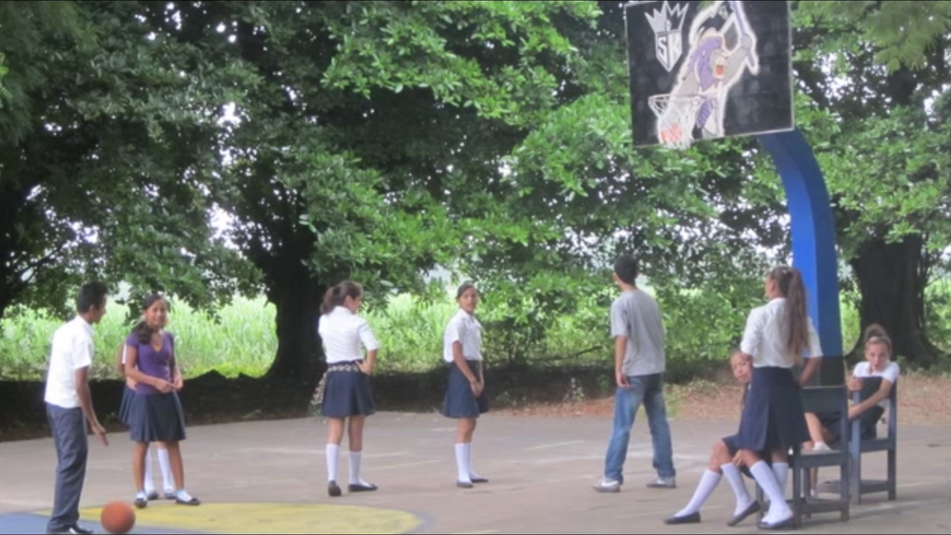 Edson Mitchell brought his love for the Sacramento Kings to Nicaragua, turning a whole school into diehard fans.