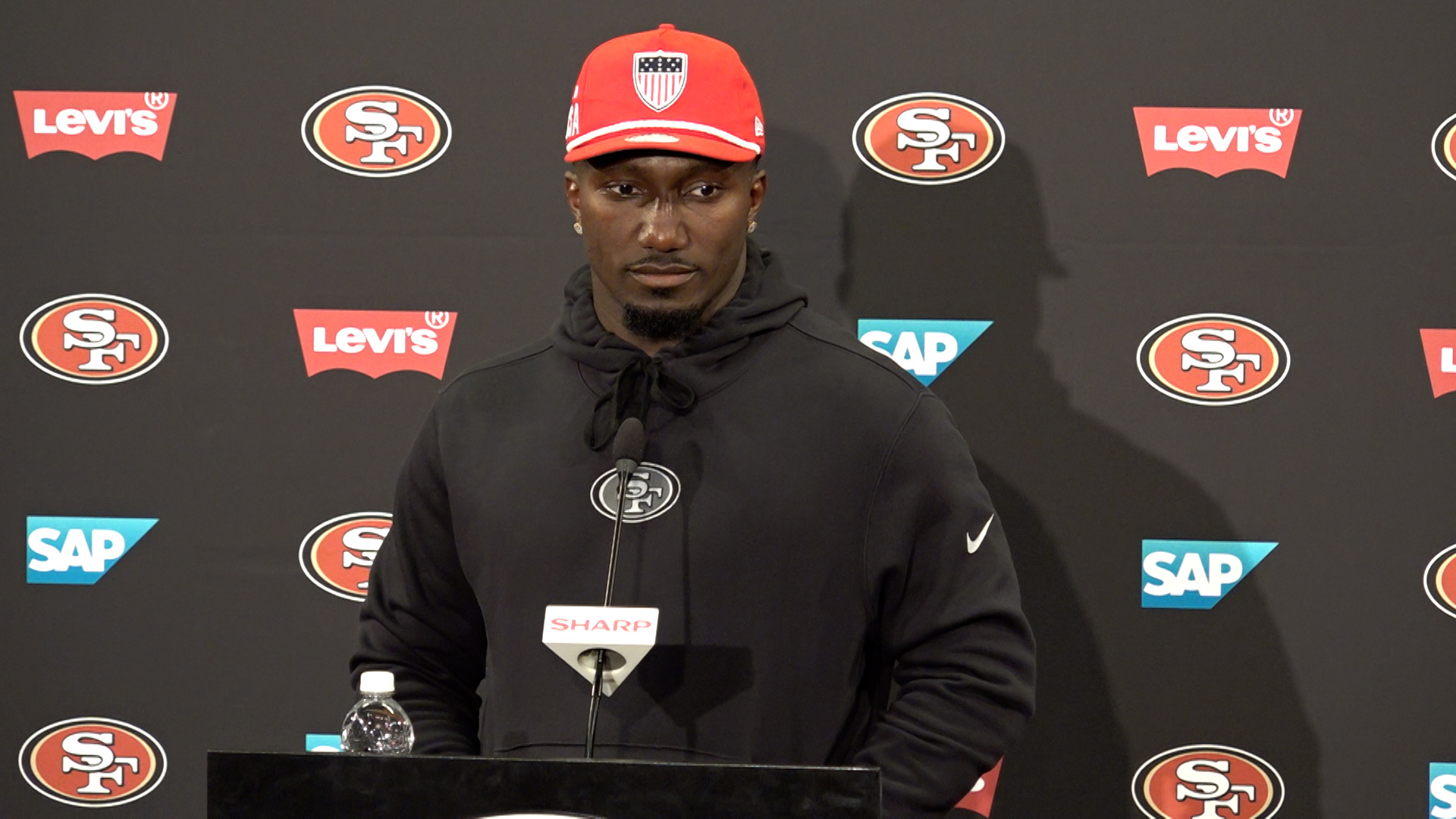 San Francisco 49ers Deebo Samuel discusses the impact of Brandon Aiyuk not being at training camp