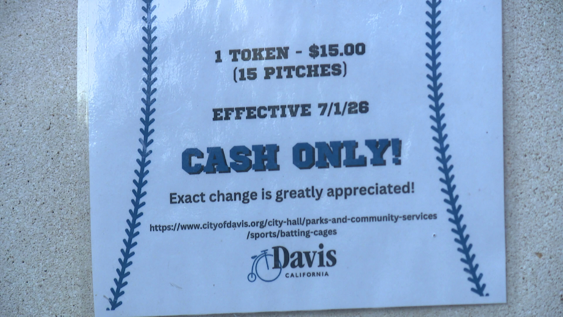 A $15 fee for 15 pitches has Davis softball players rethinking batting cages