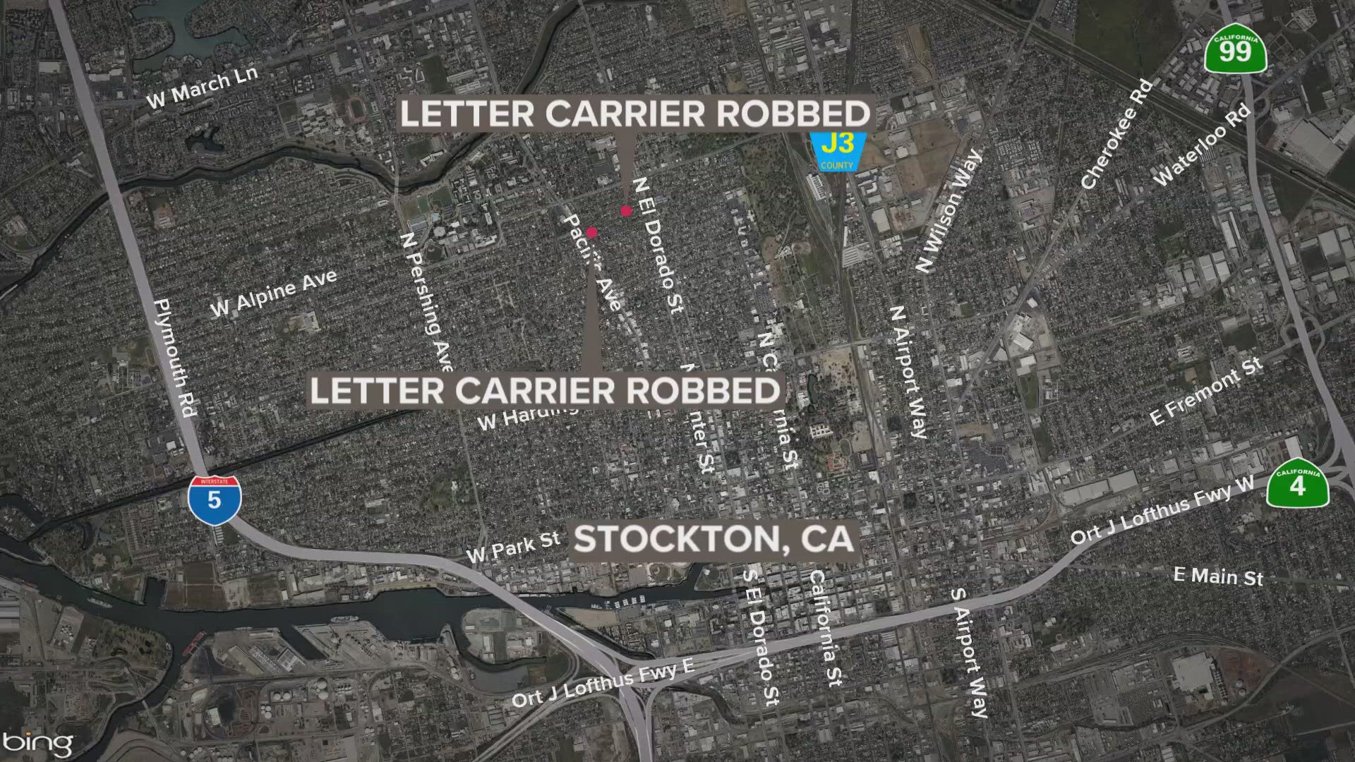 The two robberies happened minutes apart Tuesday afternoon.