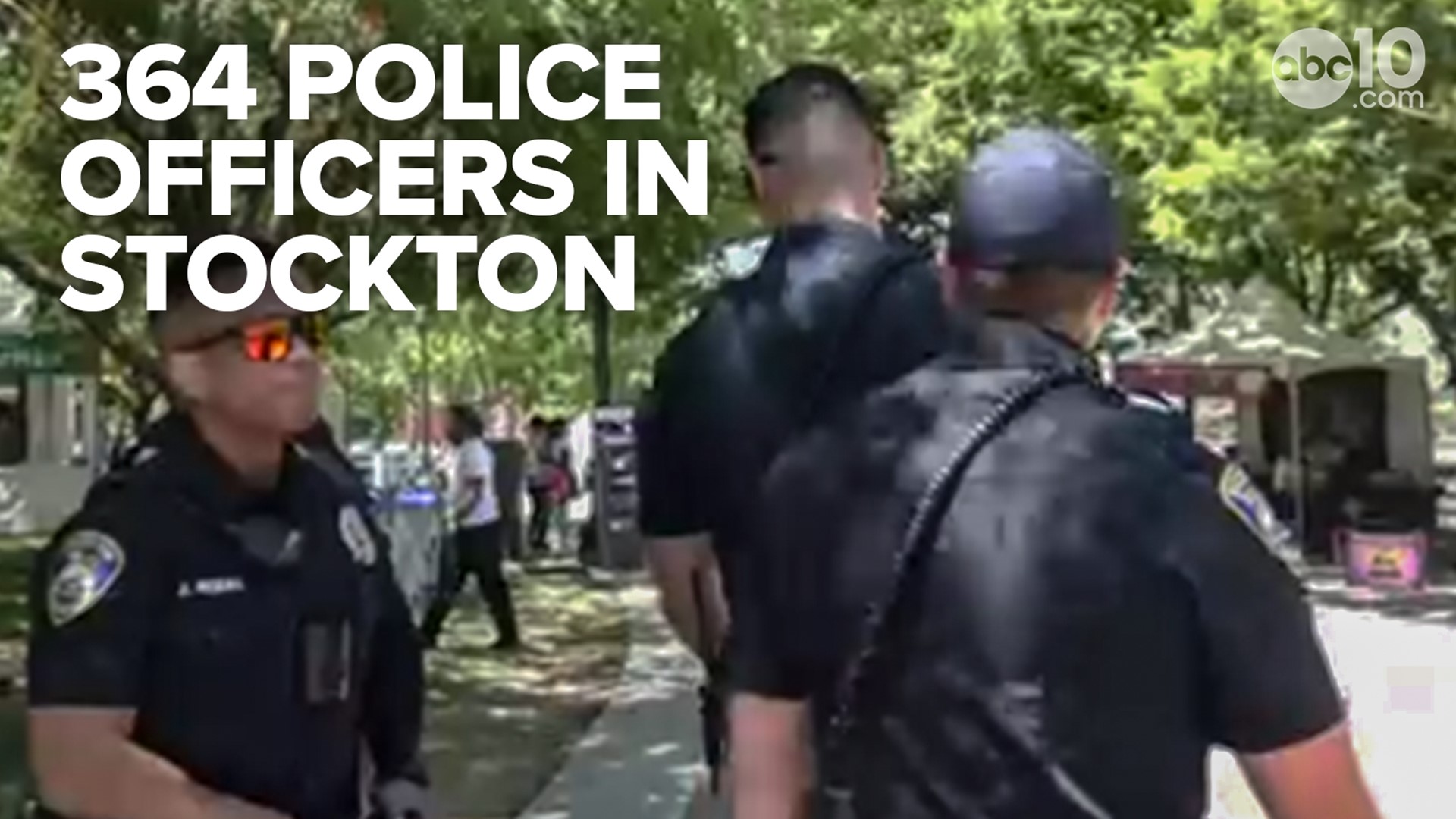 Though the Stockton Police Department has 364 officers currently, they are still short about 100 as crime in the city continues.