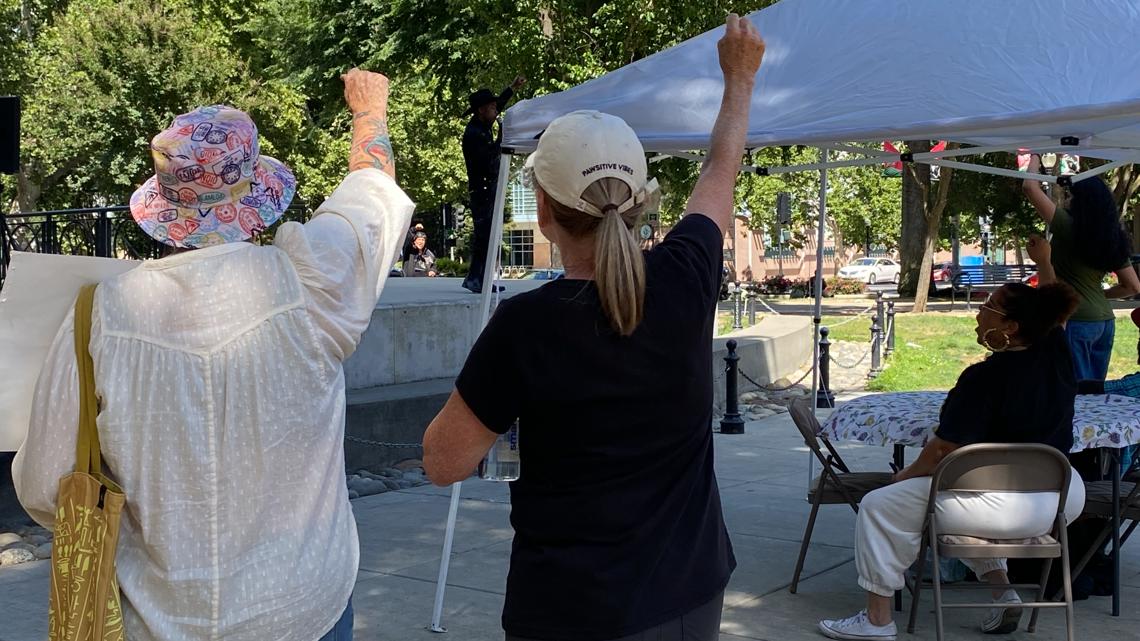 'Rise & Remember' | Rally in Sacramento held in honor of George Floyd 5 years after death