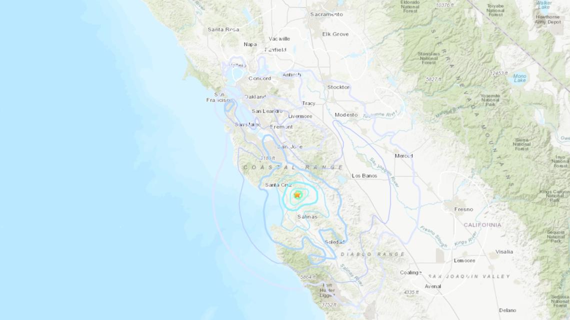 A 4.2 magnitude earthquake strikes Monterey and Santa Cruz counties