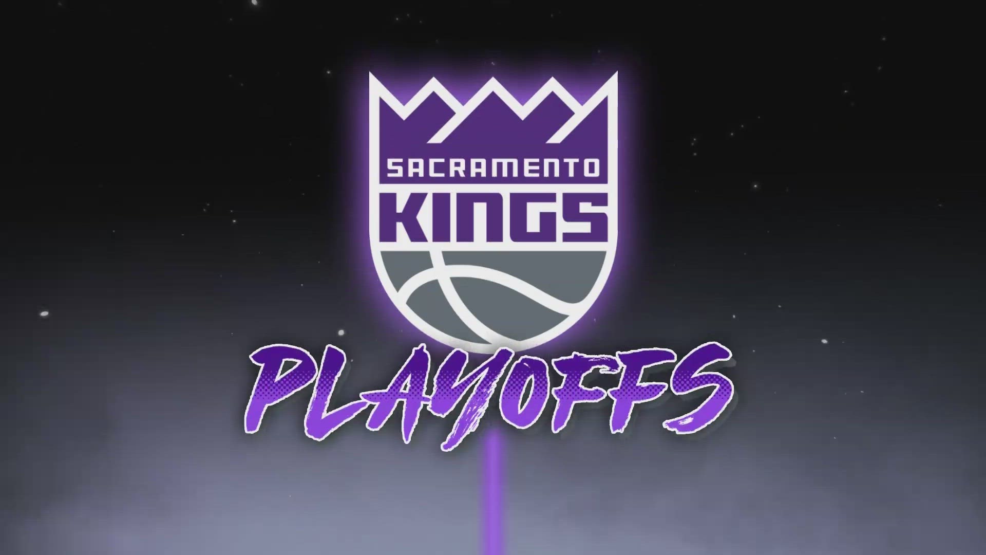 Download Sacramento Kings Logo In Black Wallpaper