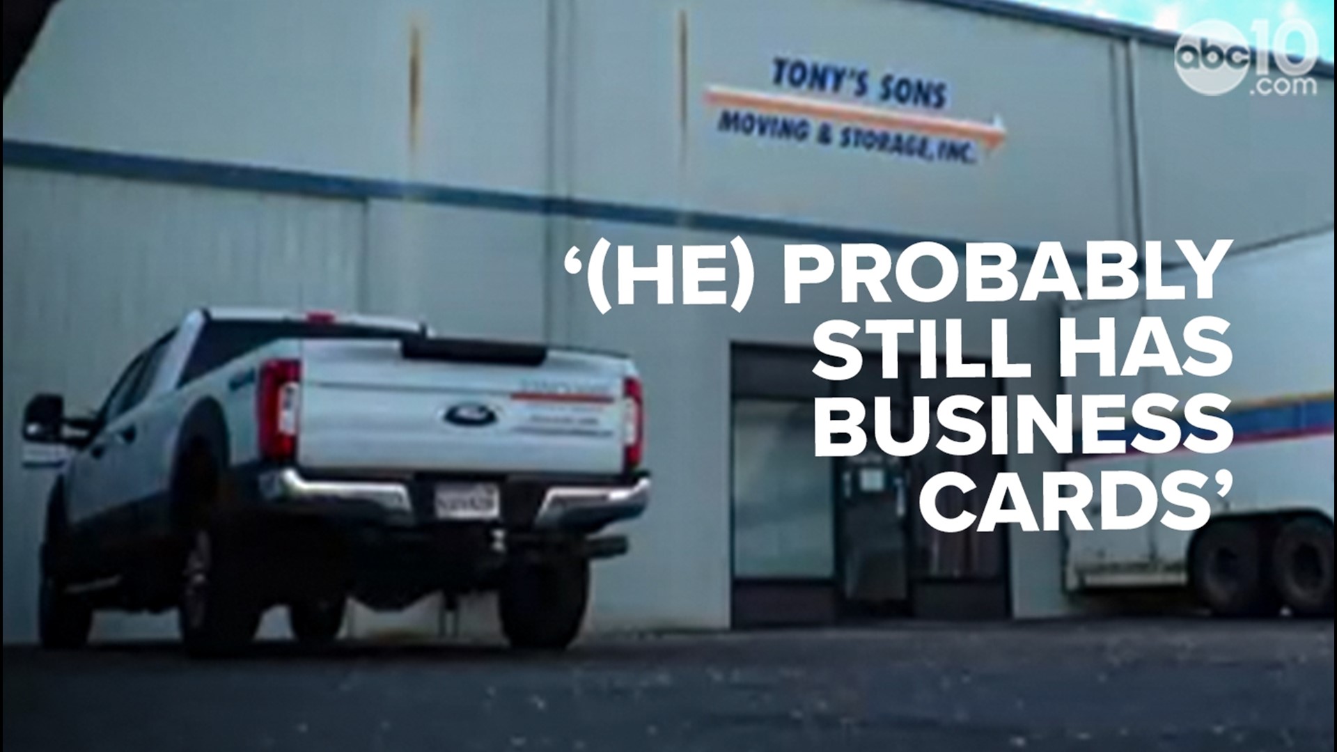 The company owner said he’s received calls from "customers," who are wondering where their belongings are after doing business with one of his now former employees