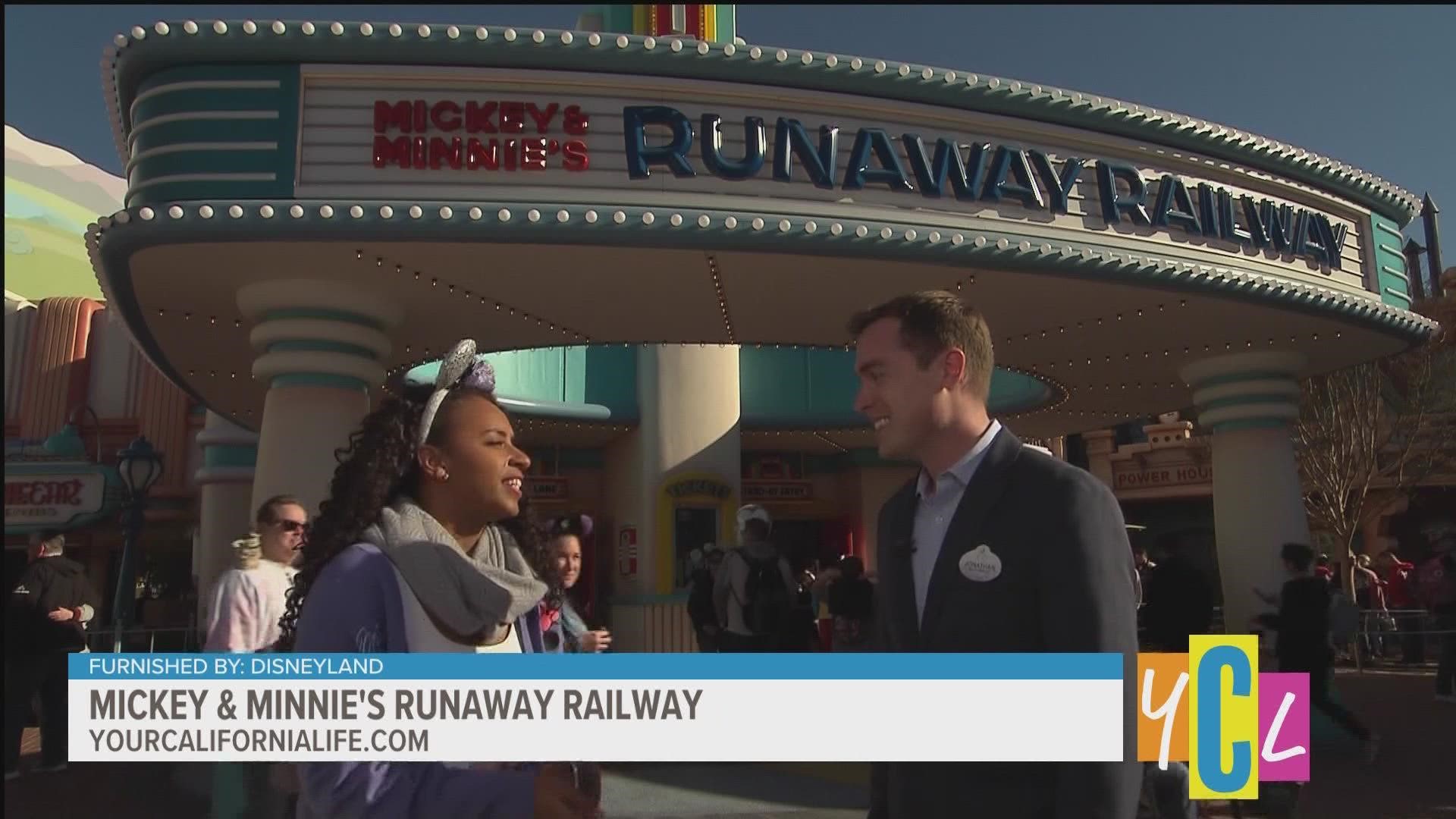 As part of the Disney100 anniversary celebration, Disneyland Park debuts it's newest attraction--Mickey & Minnie’s Runaway Railway!