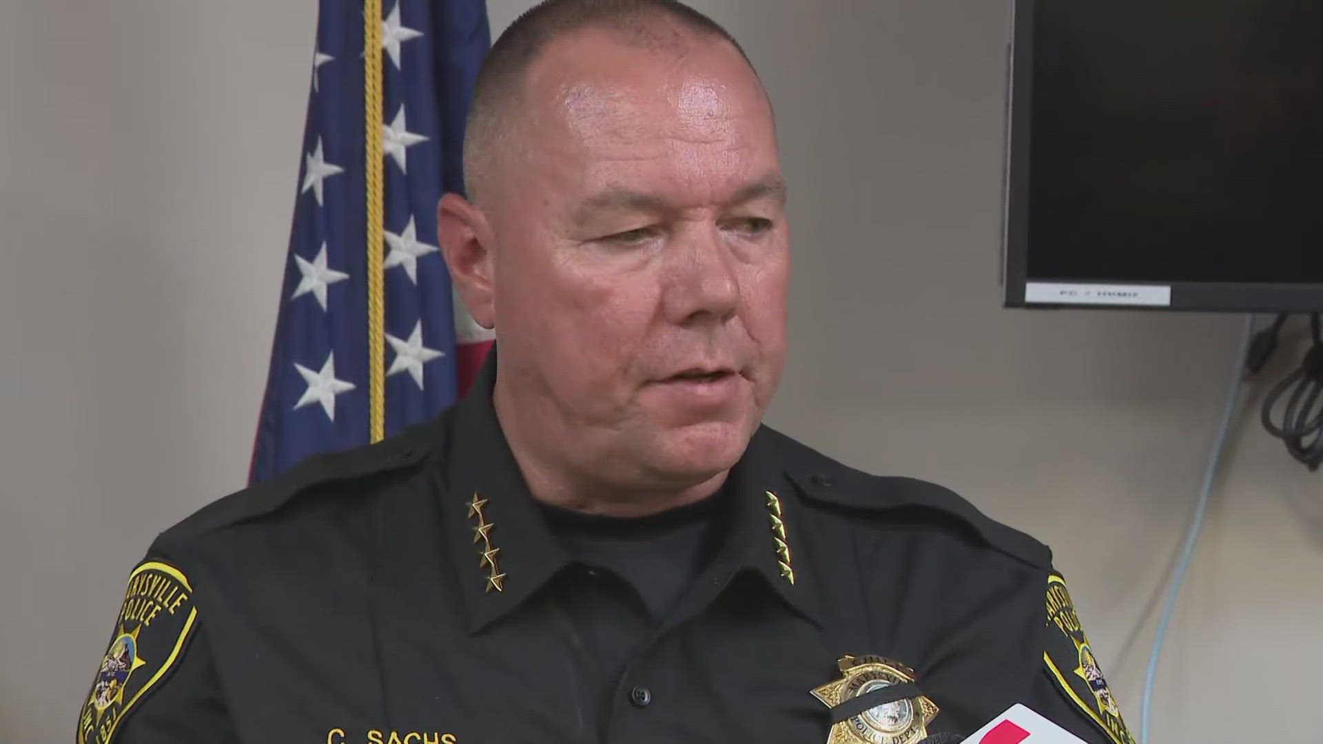 The Marysville Police Department has not released the officer's identity.
