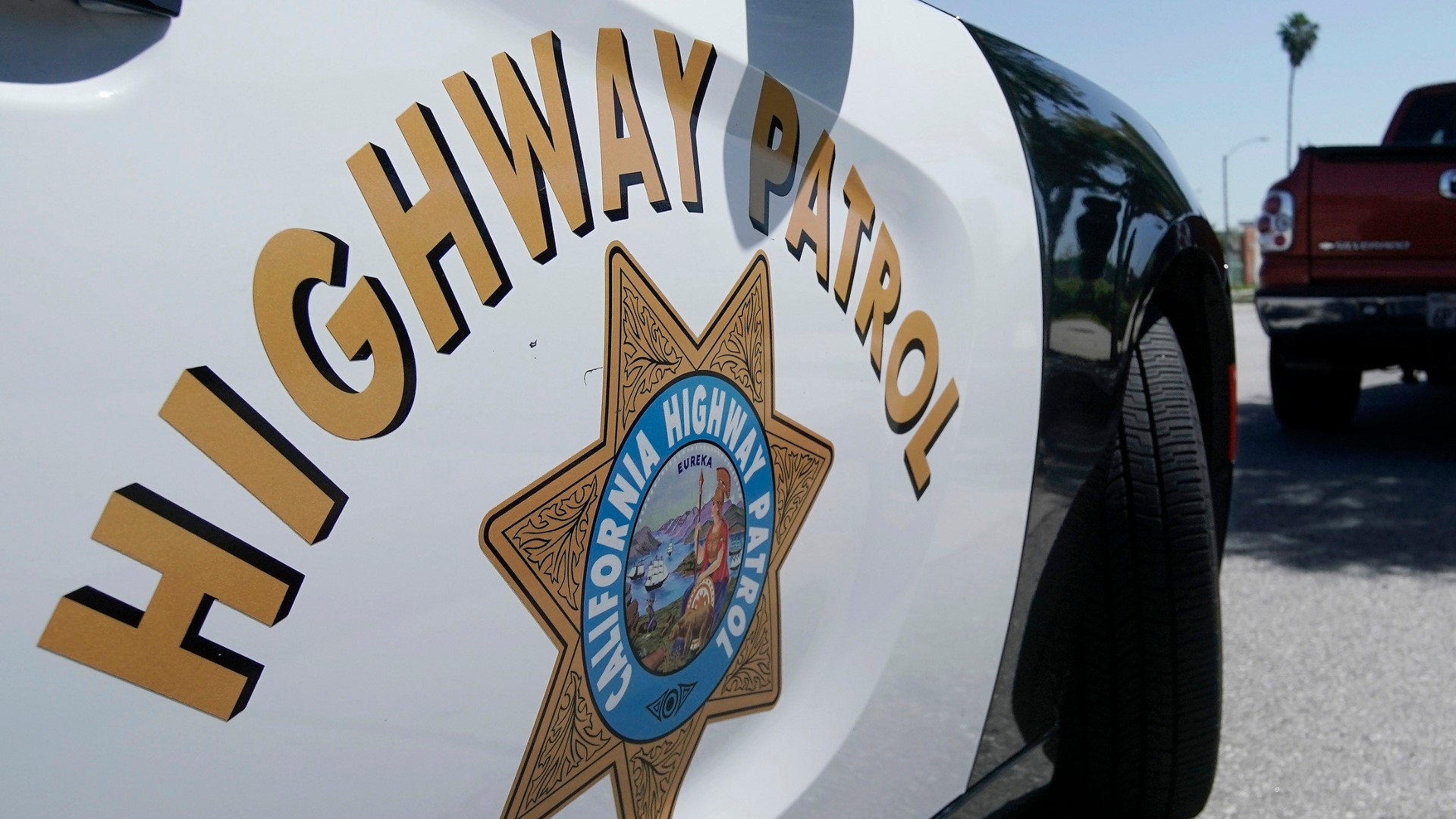 CHP said the man ran from the right shoulder of the road in front of a moving van. The van wasn't able to avoid hitting him.