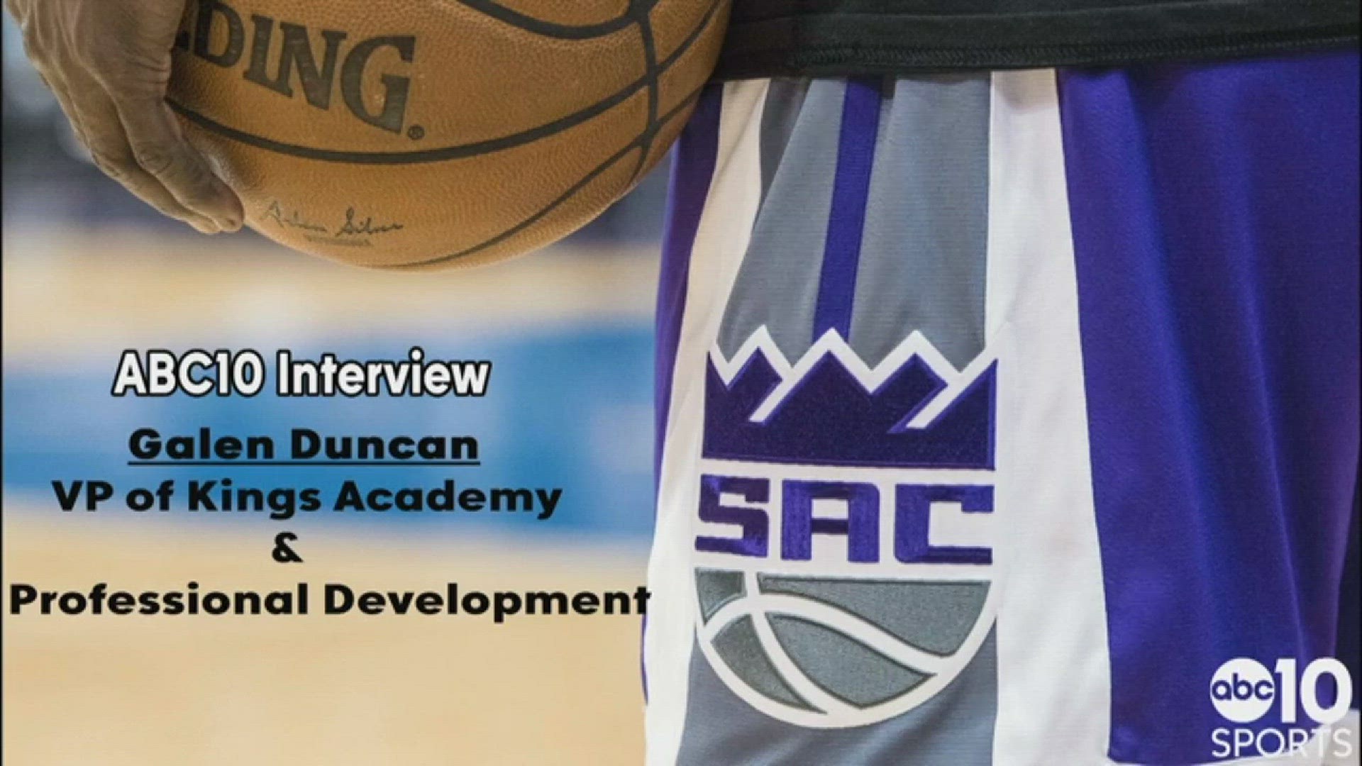 ABC10's Sean Cunningham speaks with Galen Duncan about his new role in Sacramento as VP of the Kings Academy and Professional Development.