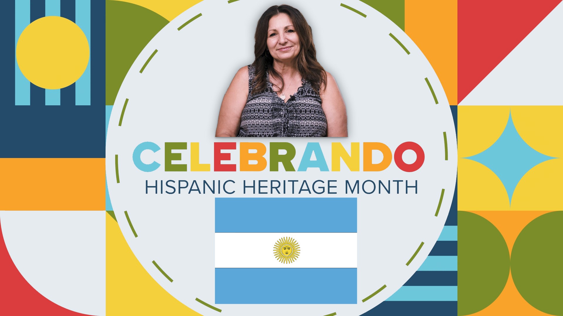 Graciela Ascarrunz is from Buenos Aires, Argentina. She is proud to be Hispanic and part of a culture that is family-oriented.