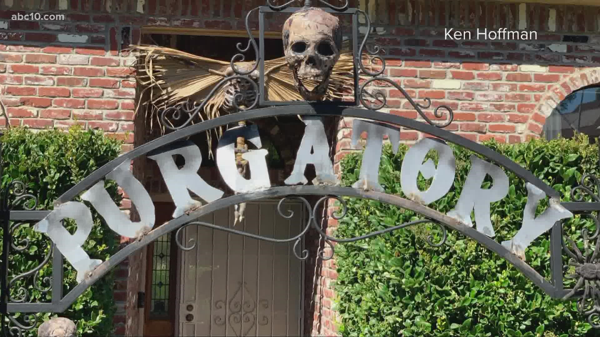 Ken Hoffman is heading toward Halloween in style. The Roseville man has spent hundreds working on some sculptures that he says are inspired by B-level horror movies.