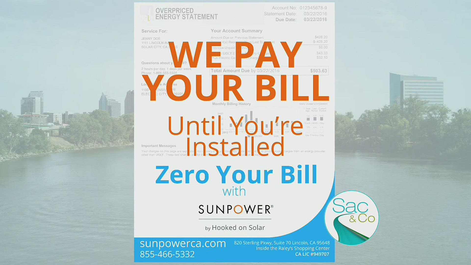 Find out how to take advantage of a energy saving program offered through SunPower by Hooked on Solar.