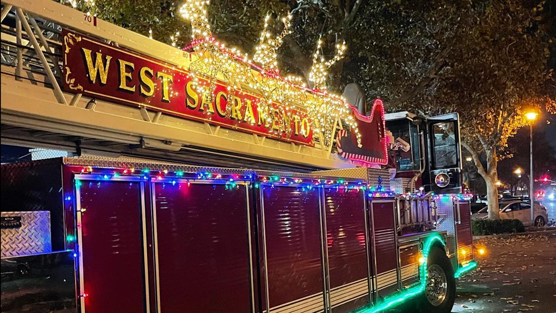 Santa's fire truck coming to neighborhoods in West Sacramento