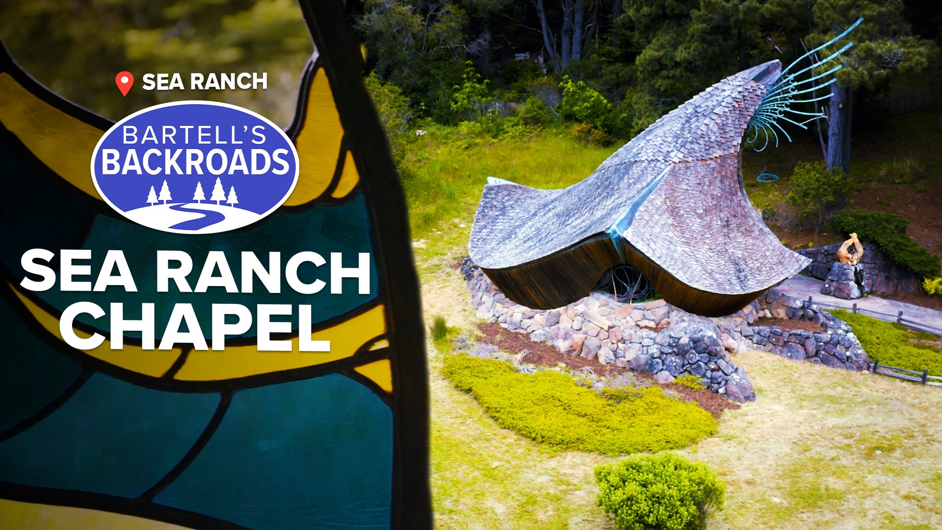 The Sea Ranch Chapel was built by a team of artists as a place for curious travelers to discover and reflect.