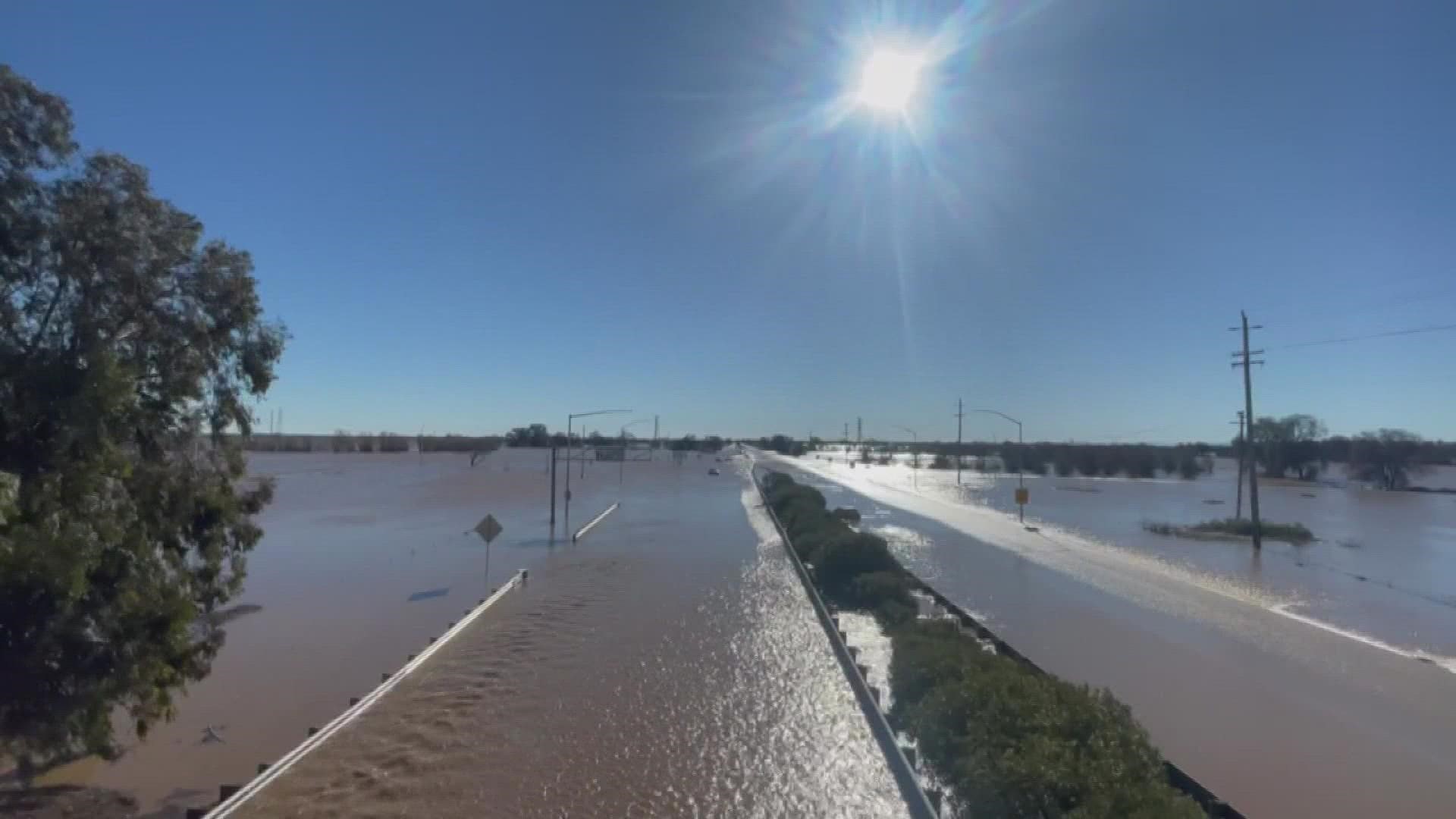 Part of Highway 99 in San Joaquin County was closed due to flooding. Caltrans said crews worked 12-hour shifts to get the roadway back open.