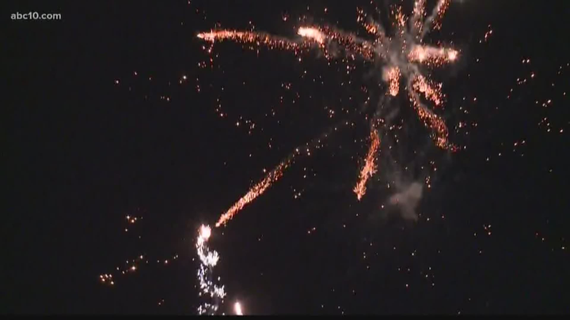In a video streamed on the ABC 10 Facebook page July 4, followers chimed in as dozens of illegal fireworks displays exploded over the city of half a million.