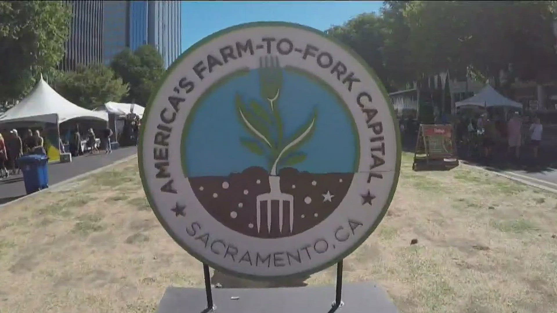 Today Sacramento is celebrating their farming rootsand its title as America's farm to fork capital. (Sept. 24, 2016)