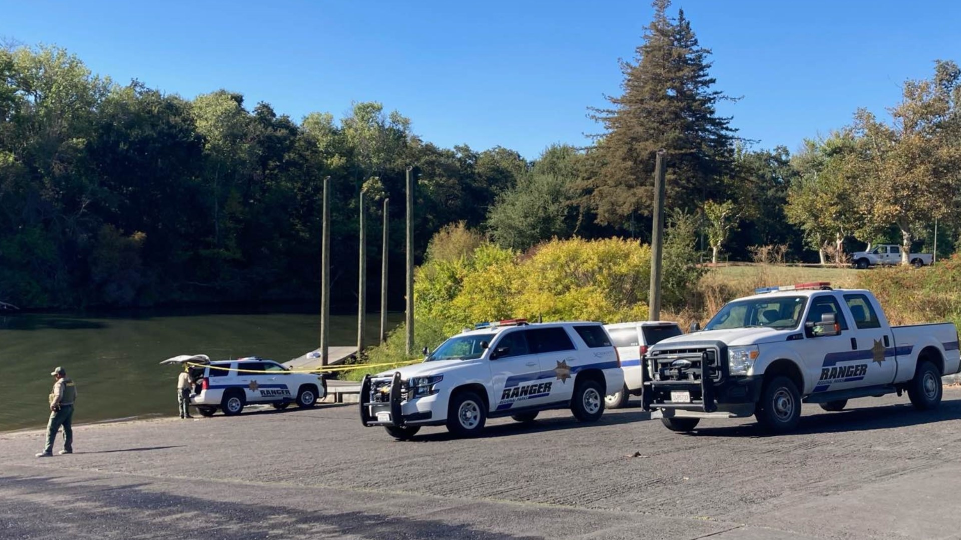 Sacramento firefighters found a dead person floating along the American River Wednesday afternoon.