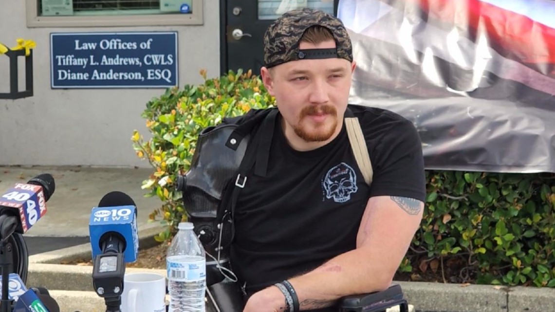 Tyler Vargas Andrews Folsom Marine home after Kabul bombing