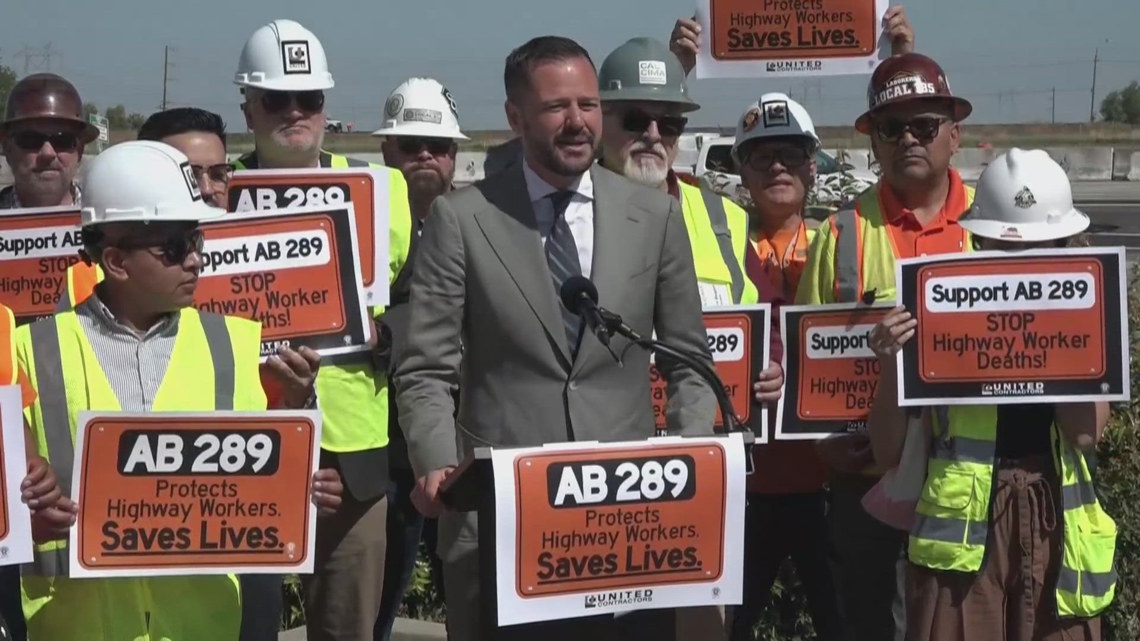California lawmakers push for speed enforcement cameras to protect highway workers