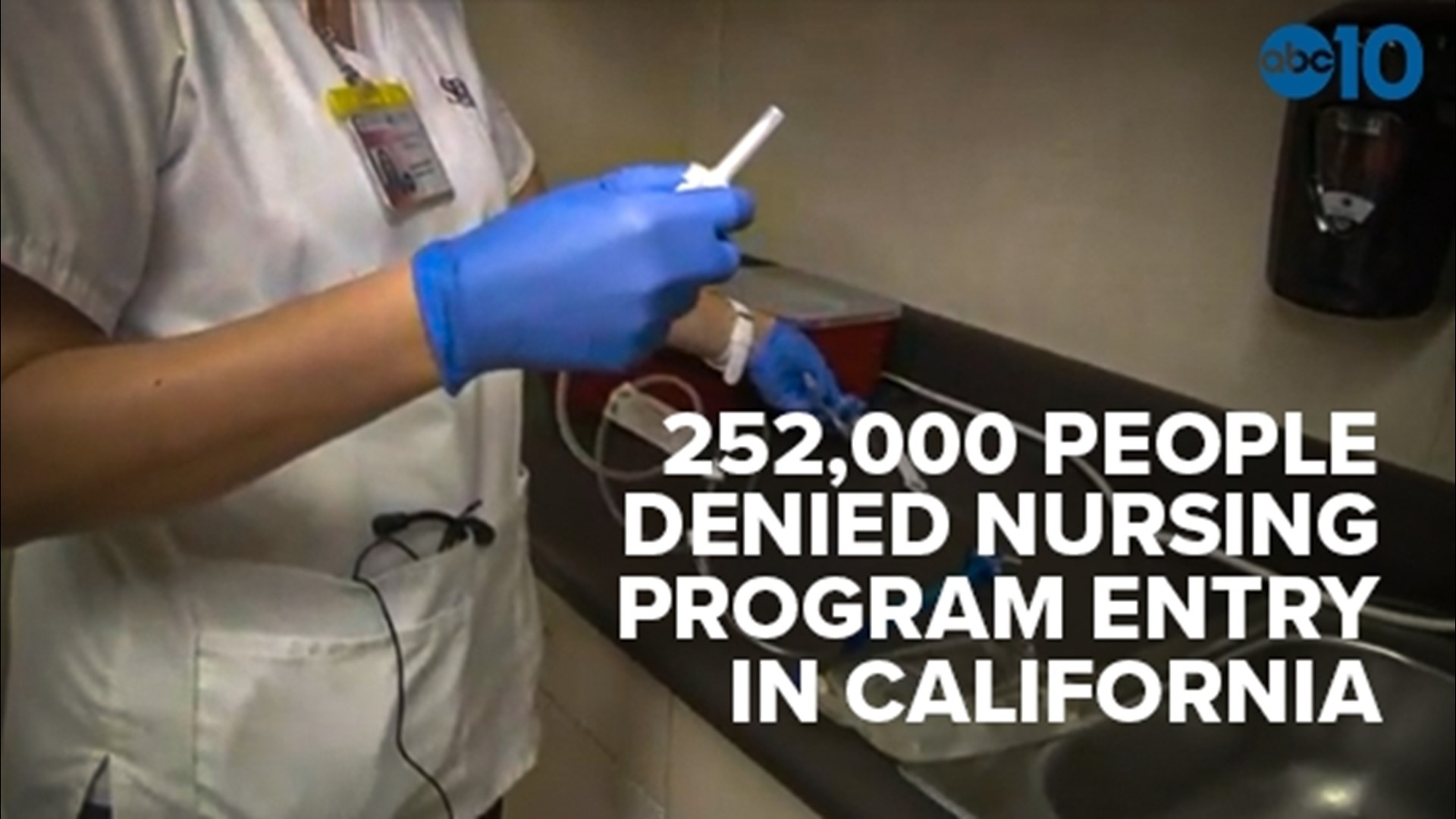 The California State Board of Registered Nursing has a cap on enrollment, according to Stand Up For Nurses, and this is causing a shortage and burnout of nurses.