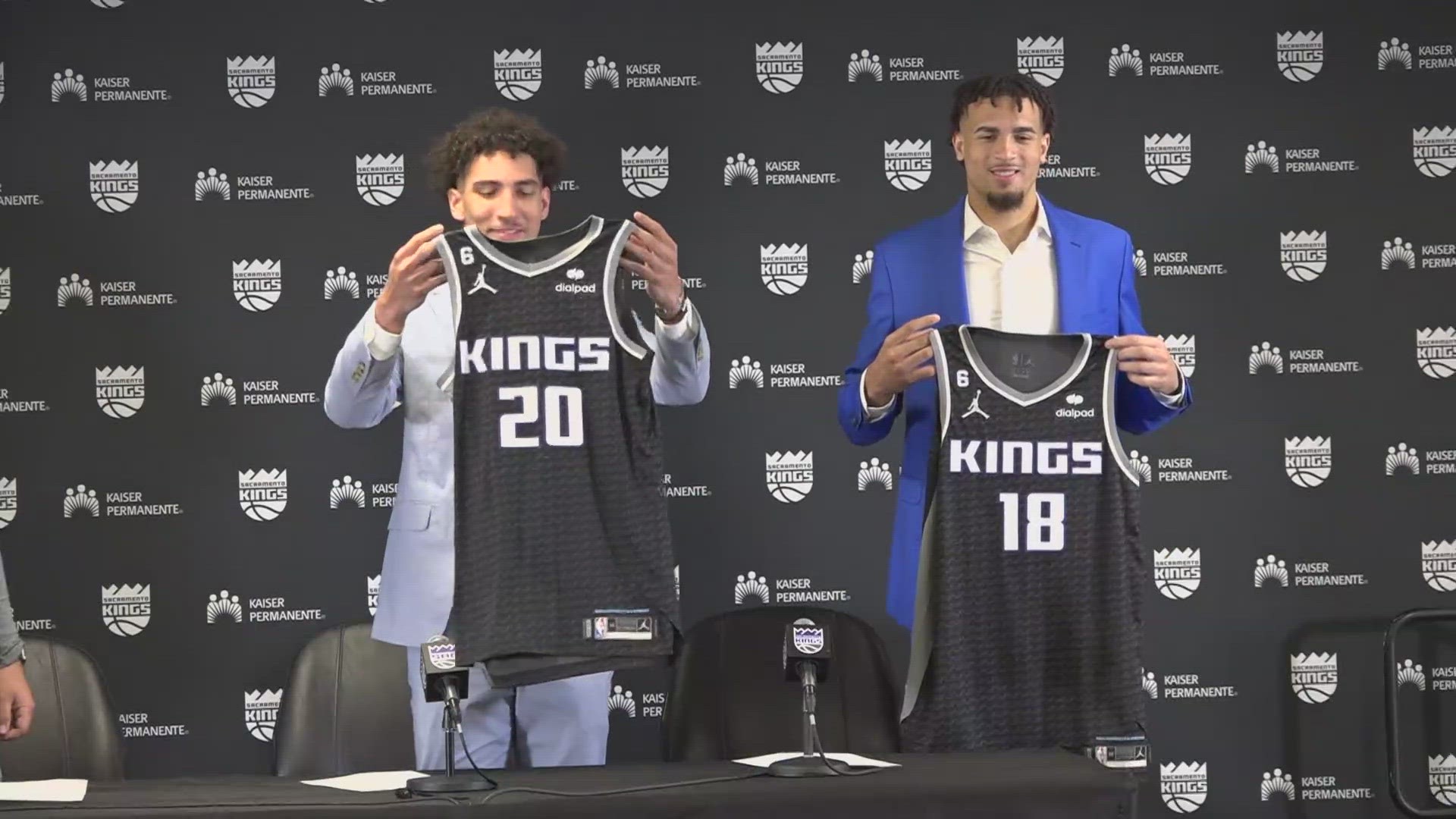 Sacramento heard from new Kings Jalen Slawson and Colby Jones for the first time since the draft.
