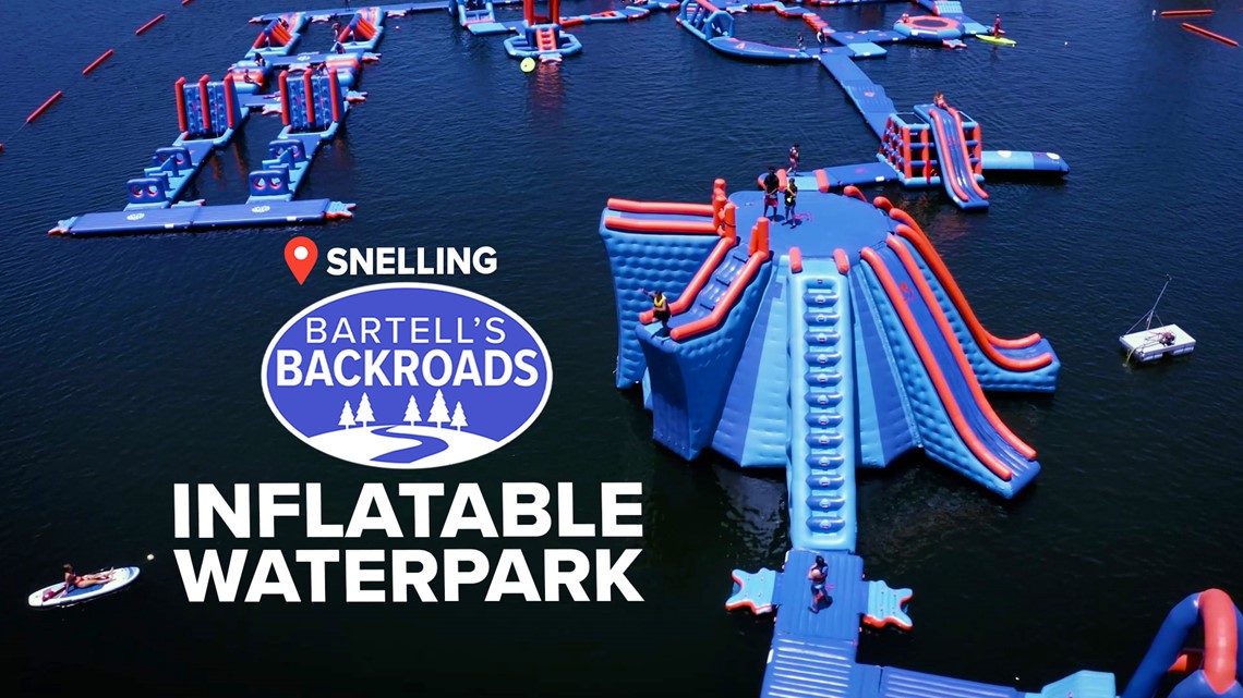 Get soaked at North America's biggest inflatable waterpark | Bartell's Backroads