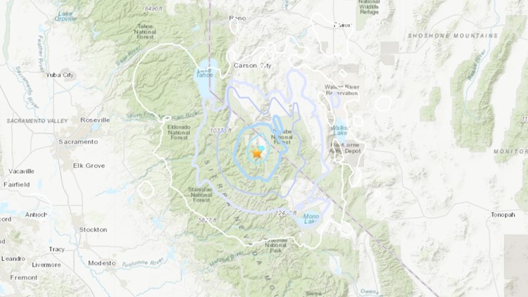4.0 magnitude quake hits along California-Nevada border near Mono County