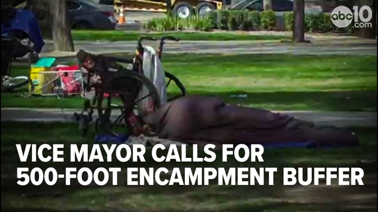 Sacramento Vice Mayor calls to amend ordinance, ban homeless camps 500-feet from schools