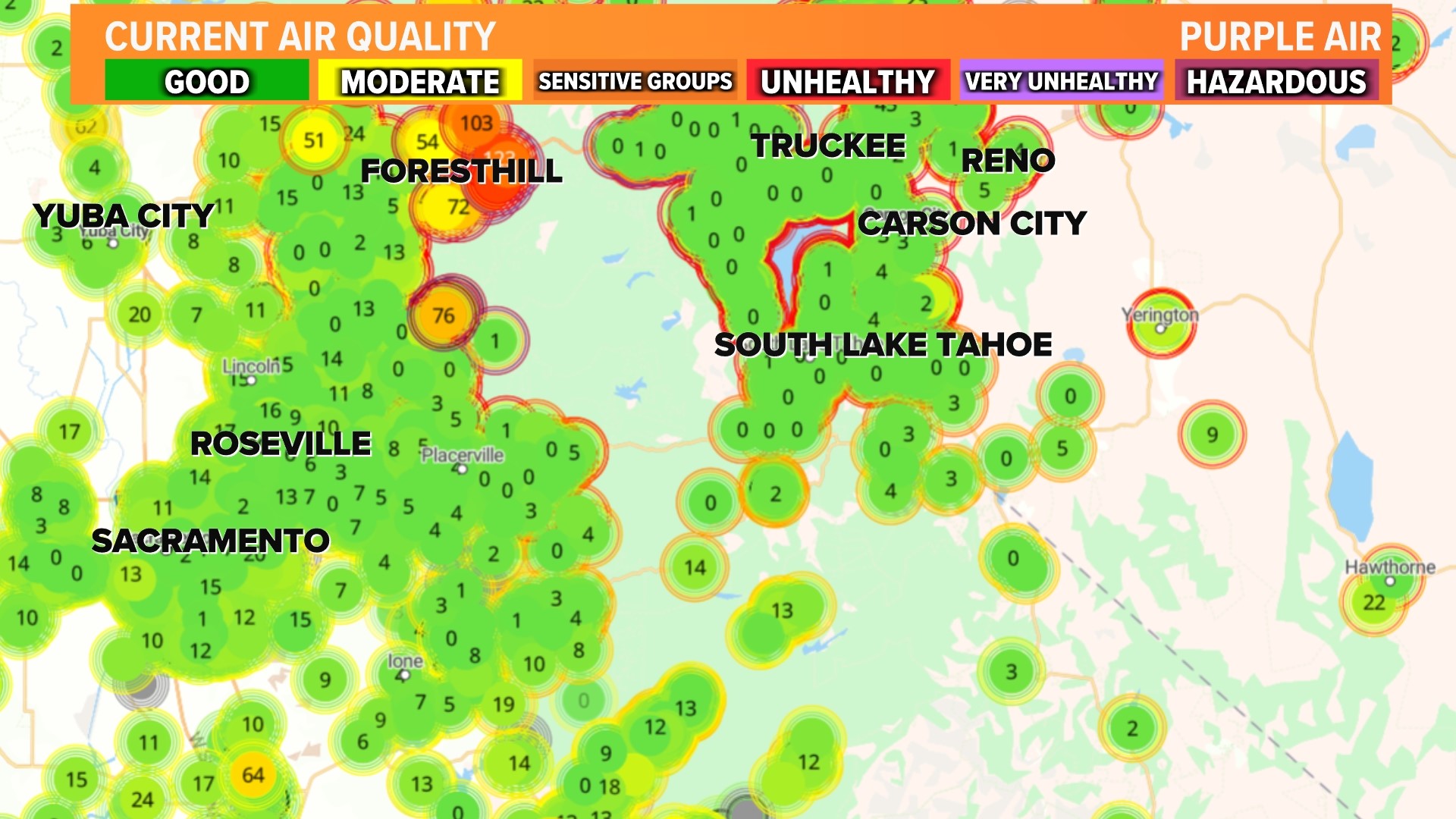 i-5 Weather Conditions Northern California