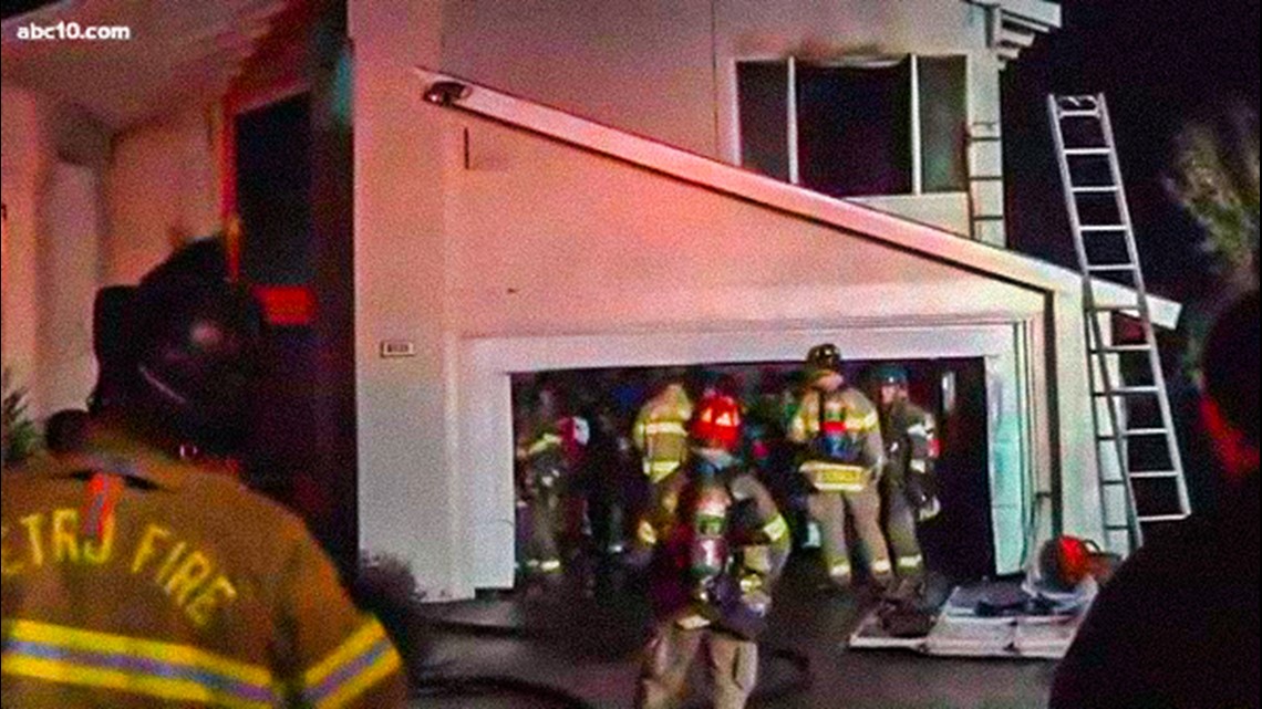 Sac Metro Fire Cut Open Garage To Investigate Citrus Heights Fire ...