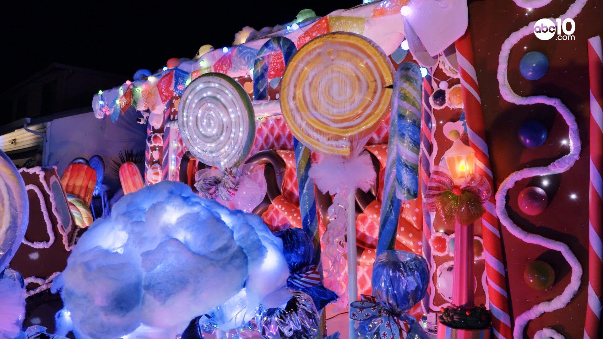 Life sized gingerbread house in Suisun City
