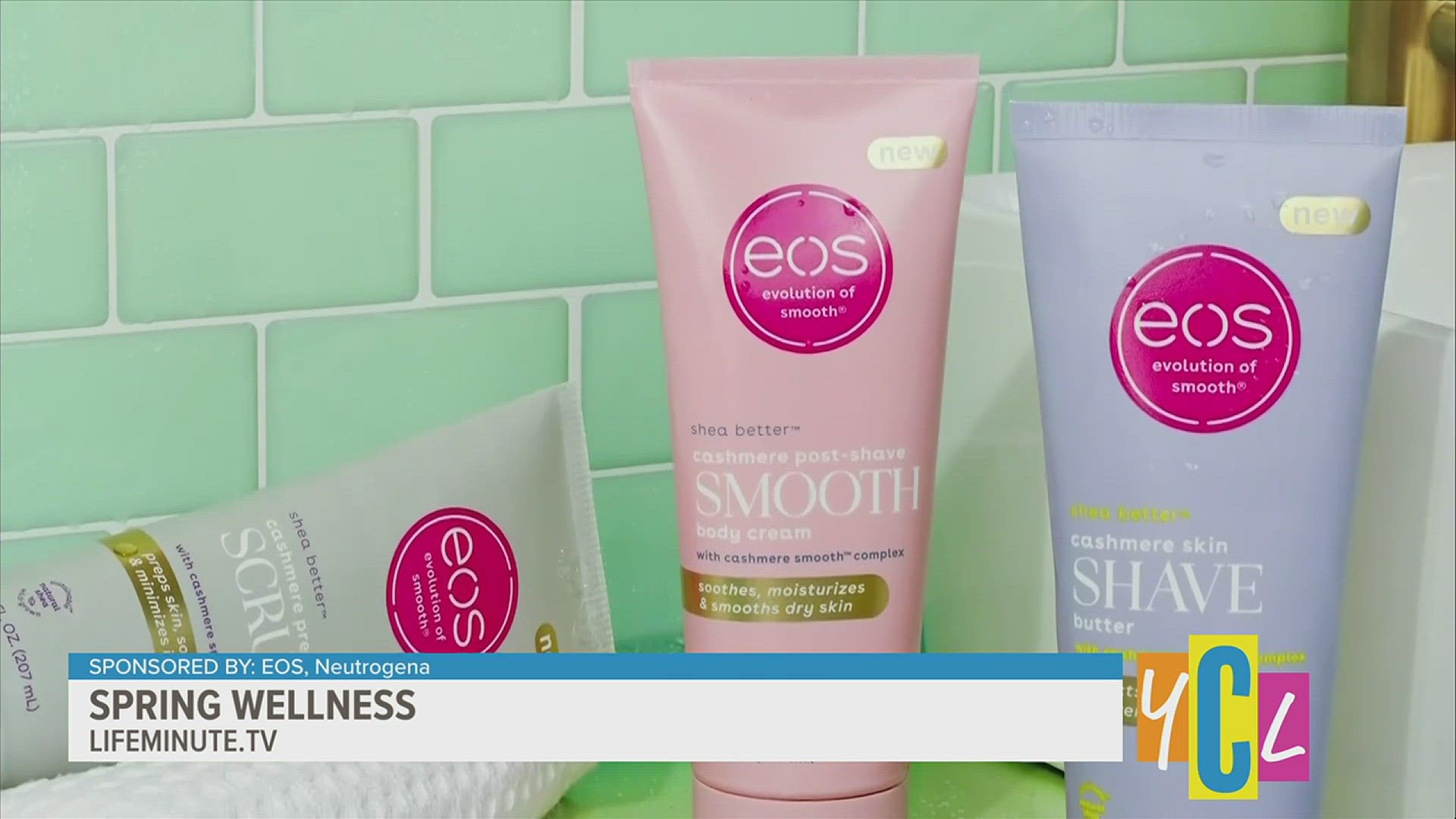 Spring is here so let's see what essentials will have us blossoming into the new season. This segment paid for by EOS, Neutrogena.