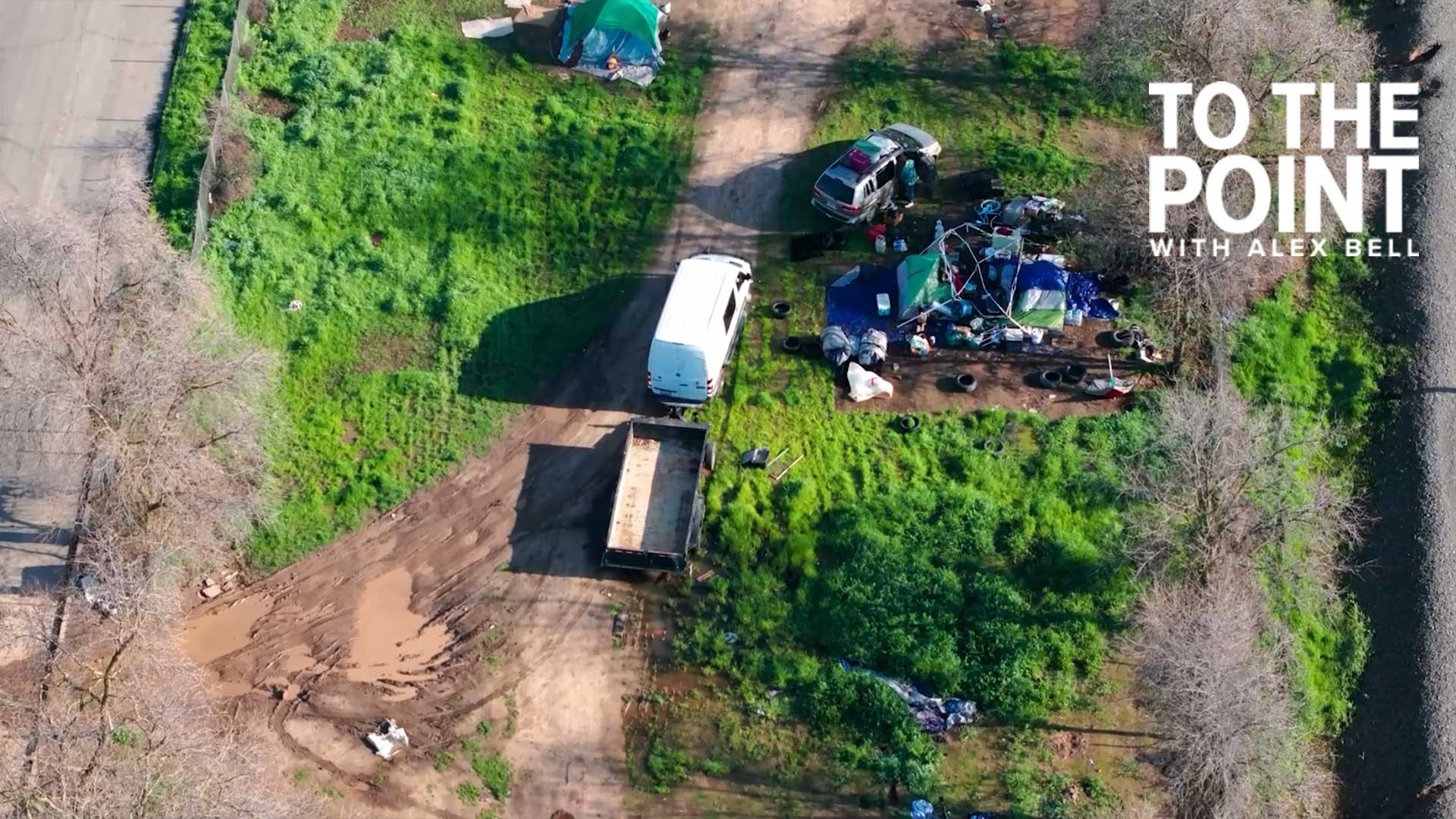 City crews, private land owner sweep encampment on North Sacramento property