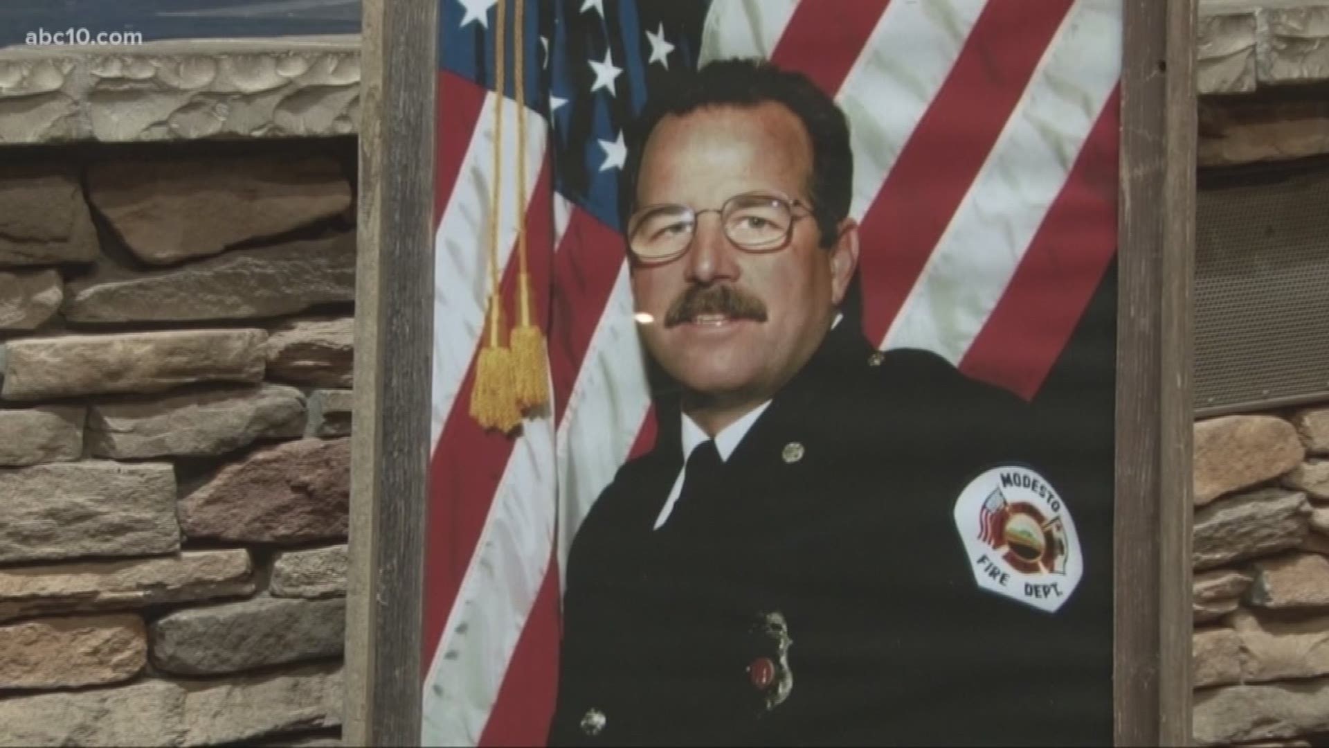 Community members gathered to remember fallen firefighter Captain Greg Ewert on Tuesday.