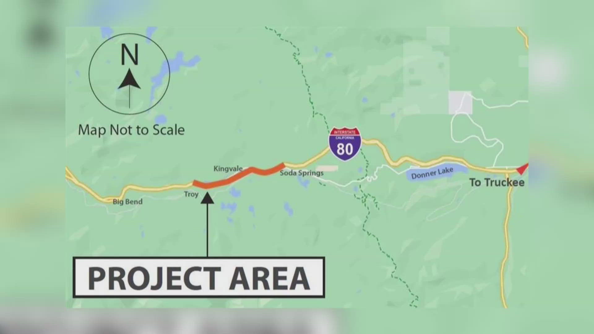 Three big projects are underway in the Sierra, and they could cause some delays. Expect to see work into summer and fall. 