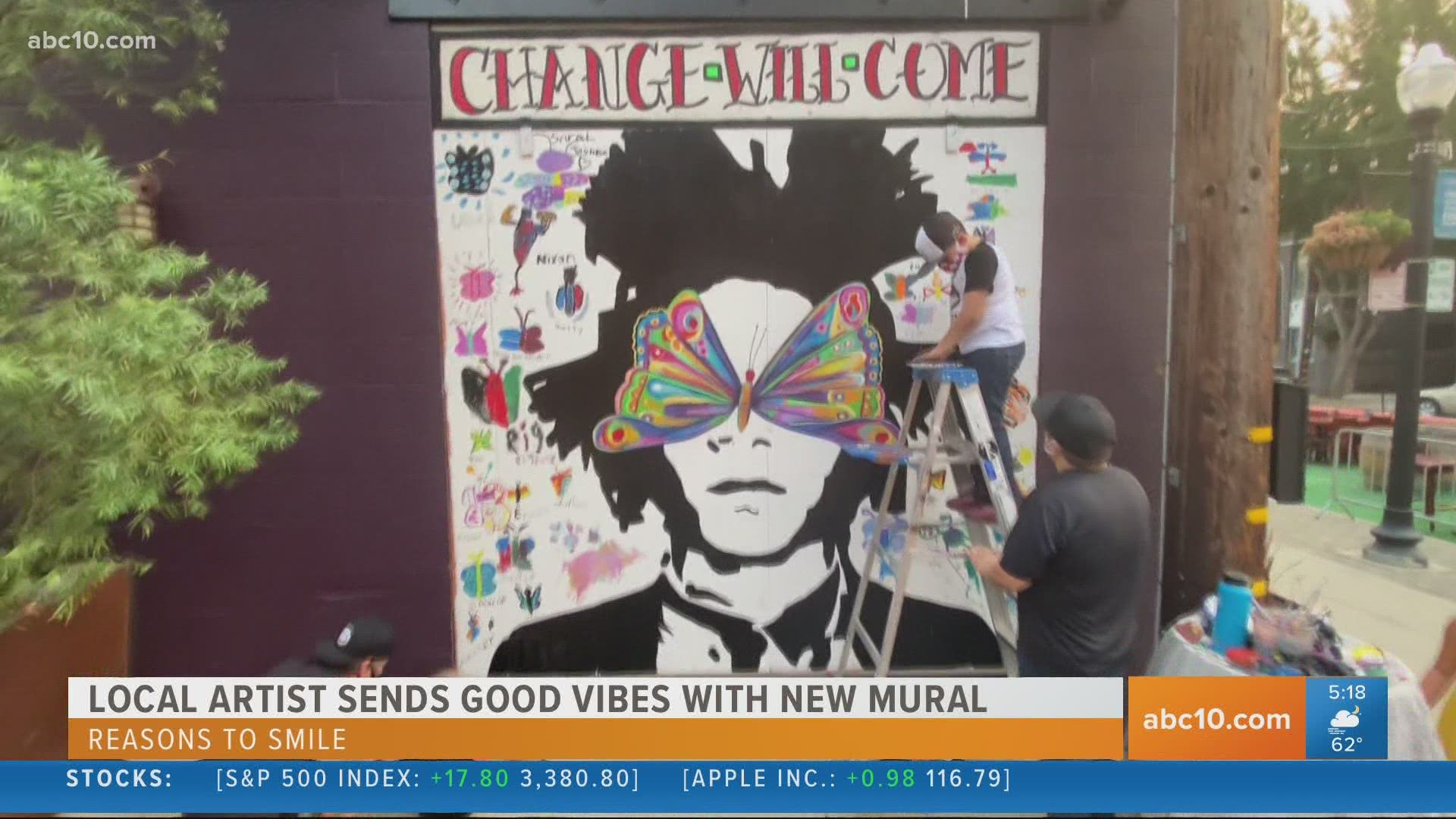 Mark S. Allen spoke with several artists creating murals in downtown Sacramento.