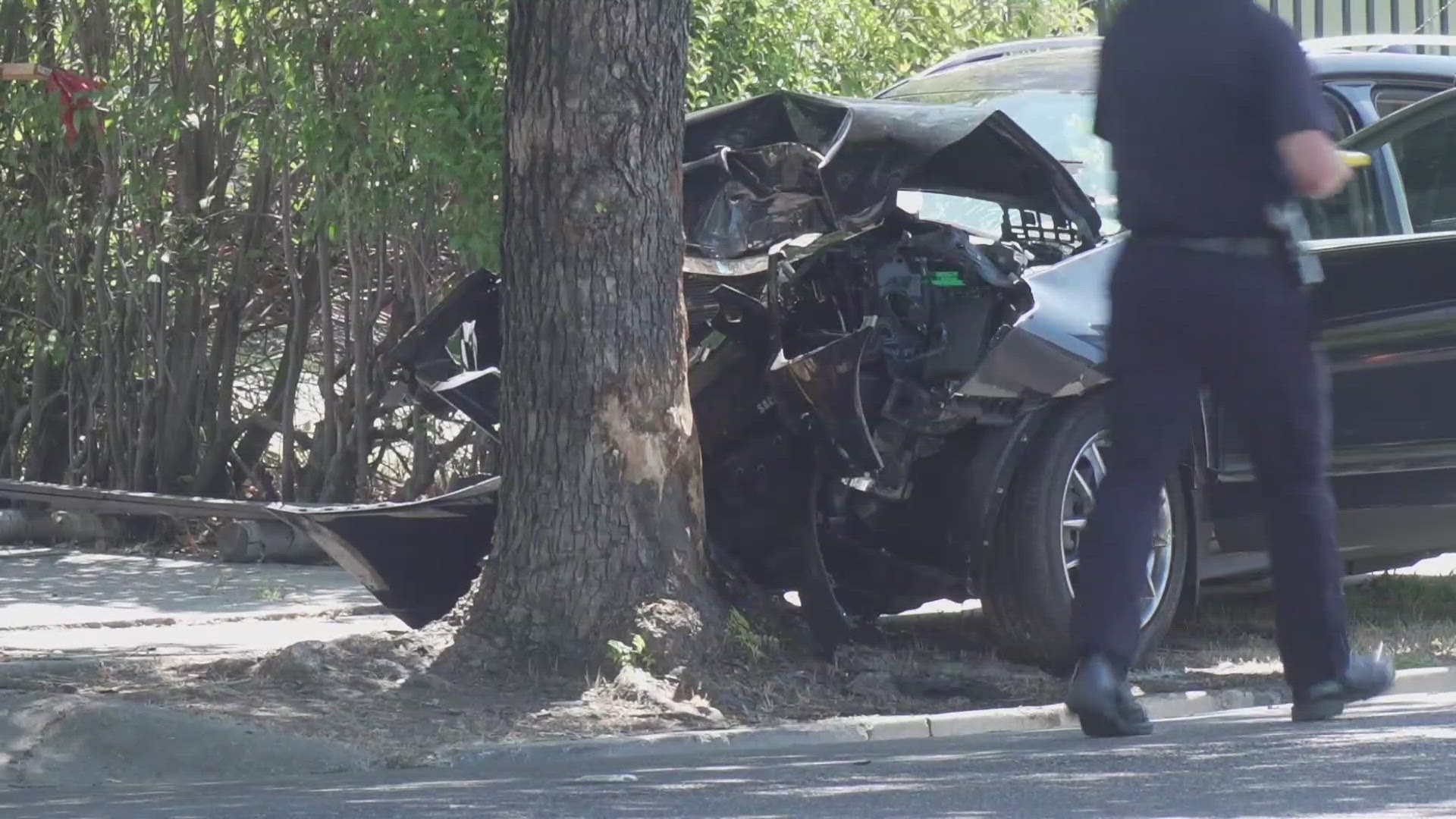 11-year-old girl dies after SUV crashes into tree in Stockton, police say