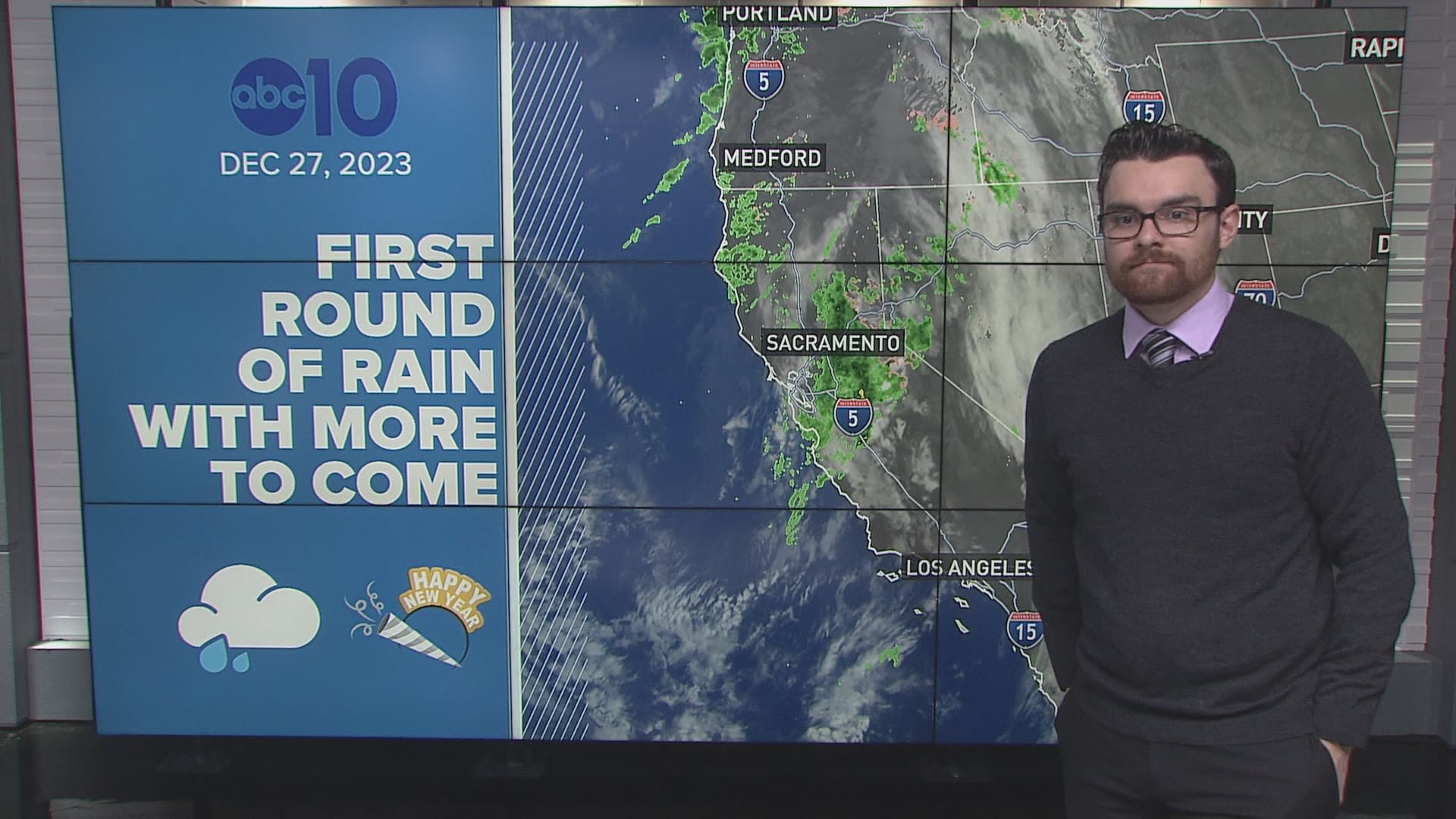 The second half of Wednesday was a soggy one. We dry out Thursday before another atmospheric river storm arrives Friday.