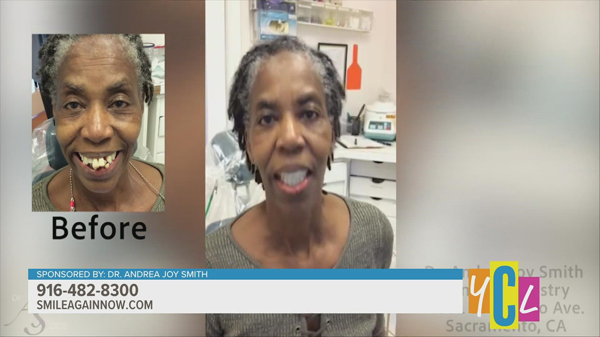 Dr. Andrea Joy Smith is helping her patients feel confident with their dental treatment services! This segment is paid by Dr. Andrea Joy Smith.