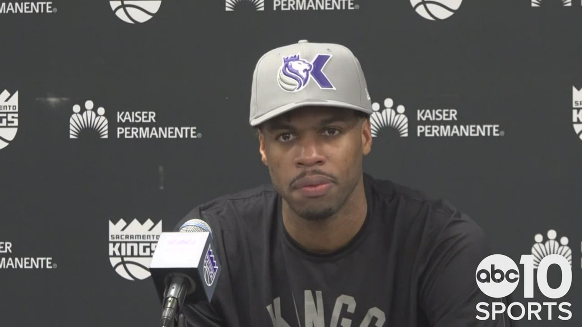 Kings guard Buddy Hield, fresh off his 27 point performance, talks about Sunday's 118-112 loss to the Rockets and splitting the two game series with Houston.