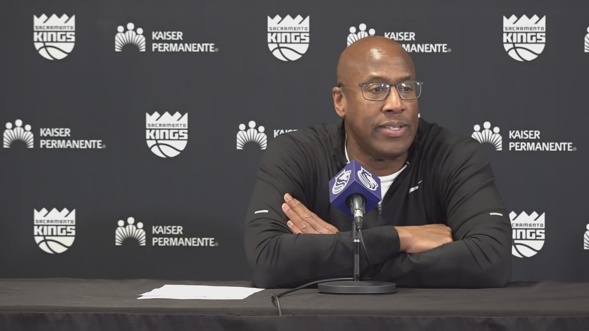 Kings head coach Mike Brown discusses his team's win over the Utah Jazz at Golden 1 Center. 